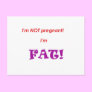 I'm not pregnant I'm FAT!