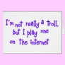I'm not really a troll greeting cards