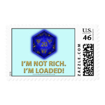 I'm Not Rich. I'm Loaded! (Blue) postage by thefrozenduck I'm Not Rich. I'm Loaded! (Blue) postage