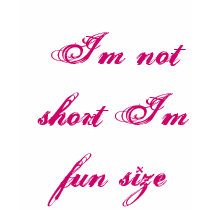 I'm not short I'm fun size t-shirts