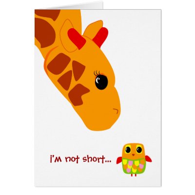 Im not short, Im fun sized! Card