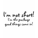 Im Not Short Im The Package Good Things Come In t-shirts