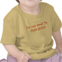 "I'm not small I'm FUN-SIZED" creeper t-shirts