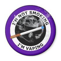 I'M NOT SMOKING I'M VAPING REFRIGERATOR MAGNETS