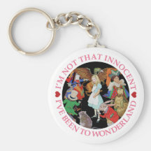 I'M NOT THAT INNOCENT. I'VE BEEN TO WONDERLAND KEY CHAIN