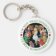 I'M NOT THAT INNOCENT. I'VE BEEN TO WONDERLAND. KEY CHAIN