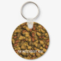 I'm nuts about you! Keychain by Country1969 I'm nuts about you! Keychain