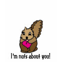 I'm nuts about you! t-shirts