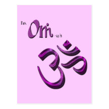 I'm Om-ish Om Symbol Aum Postcards