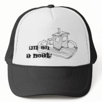IM ON A BOAT! hats
