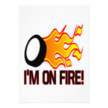Im On Fire Custom Invites