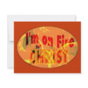 I'm on fire for CHRIST invitations