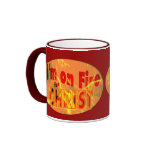 I'm on fire for CHRIST mugs