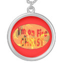 I'm on fire for CHRIST zazzle_necklace