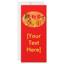 I'm on fire for CHRIST rack cards