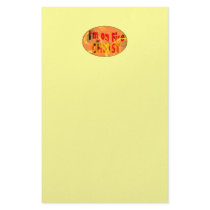 I'm on fire for CHRIST stationery
