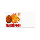 Im On Fire Custom Address Label