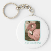 I'm on Island Time Key Chain
