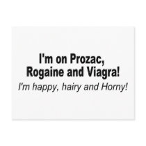 Im on Prozac and... postcards