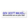I'm on Scott Walker's Side Bumper Stickers