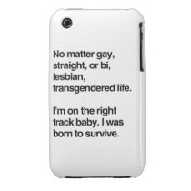 I'm on the right track baby case-mate iphone 3 case
