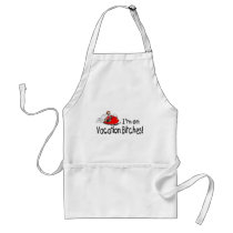 Im On Vacation Bitches Snowmobiling Santa aprons by CelebrationZazzle Im On Vacation Bitches Snowmobiling Santa aprons