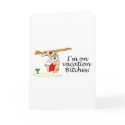 Im On Vacation Bitches Surf Santa cards