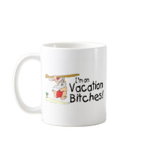 Im On Vacation Bitches Surfing Santa mugs by CelebrationZazzle Im On Vacation Bitches Surfing Santa mugs