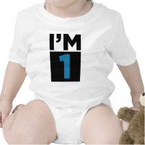 I'm One Blue First Birthday Shirt t-shirts