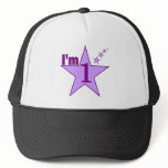 I'm one (girl 1st birthday party) hats