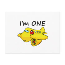 I'm One, Yellow Plane postcards