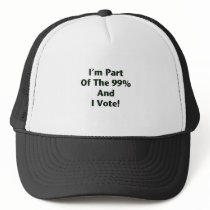 I'm Part Of The 99% and I Vote! Mesh Hats