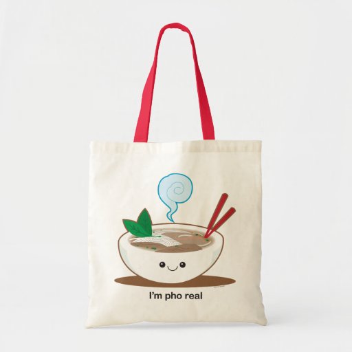I'm Pho Real Canvas Bags