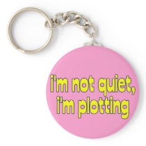 I'm Plotting Key Chain