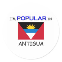 I'm Popular In ANTIGUA stickers by flagshirt I'm Popular In ANTIGUA stickers