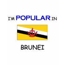 I'm Popular In BRUNEI t-shirts by flagshirt I'm Popular In BRUNEI t-shirts
