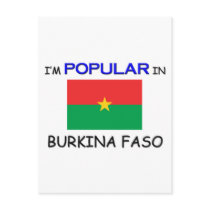 I'm Popular In BURKINA FASO postcards