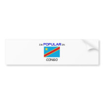 I'm Popular In CONGO bumper stickers