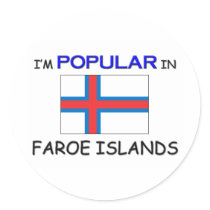 I'm Popular In FAROE ISLANDS stickers by flagshirt I'm Popular In FAROE ISLANDS stickers