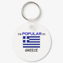 I'm Popular In GREECE keychains