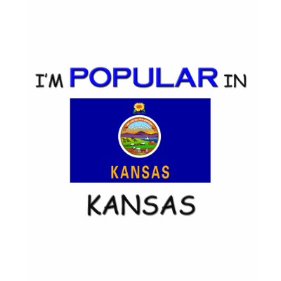 I'm Popular In KANSAS Shirts by flagshirt