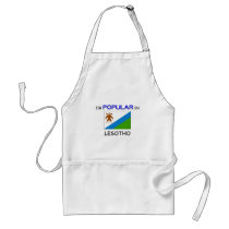 I'm Popular In LESOTHO aprons by flagshirt I'm Popular In LESOTHO aprons