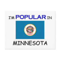 I'm Popular In MINNESOTA postcards by flagshirt I'm Popular In MINNESOTA postcards