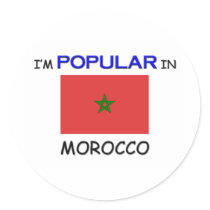 I'm Popular In MOROCCO stickers by flagshirt I'm Popular In MOROCCO stickers