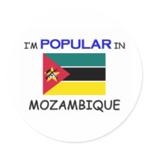 I'm Popular In MOZAMBIQUE stickers by flagshirt I'm Popular In MOZAMBIQUE stickers