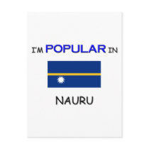 I'm Popular In NAURU postcards