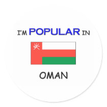 I'm Popular In OMAN stickers by flagshirt I'm Popular In OMAN stickers