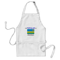 I'm Popular In RWANDA aprons by flagshirt I'm Popular In RWANDA aprons