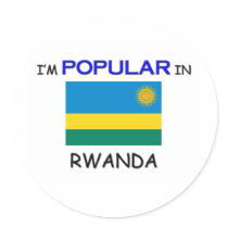I'm Popular In RWANDA stickers by flagshirt I'm Popular In RWANDA stickers