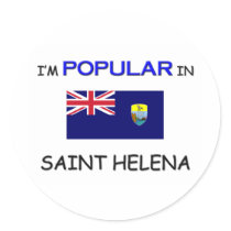 I'm Popular In SAINT HELENA stickers by flagshirt I'm Popular In SAINT HELENA stickers